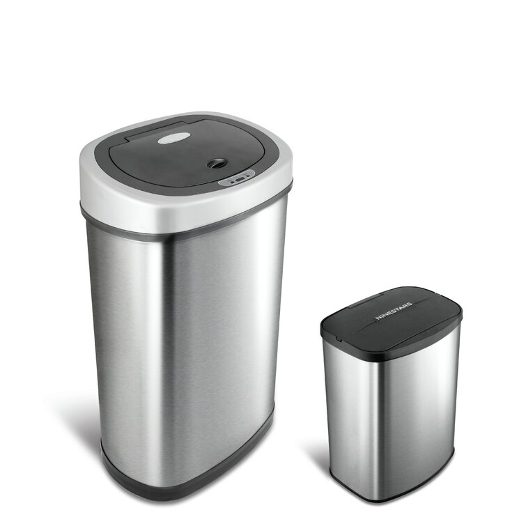 Nine Stars 13 Gallon Motion Sensor Trash Can Reviews Wayfair